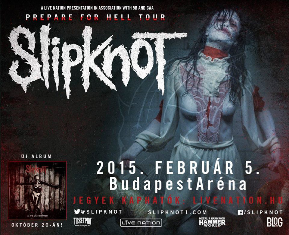 Slipknot Prepare For Hell Tour 2015 - Budapest 