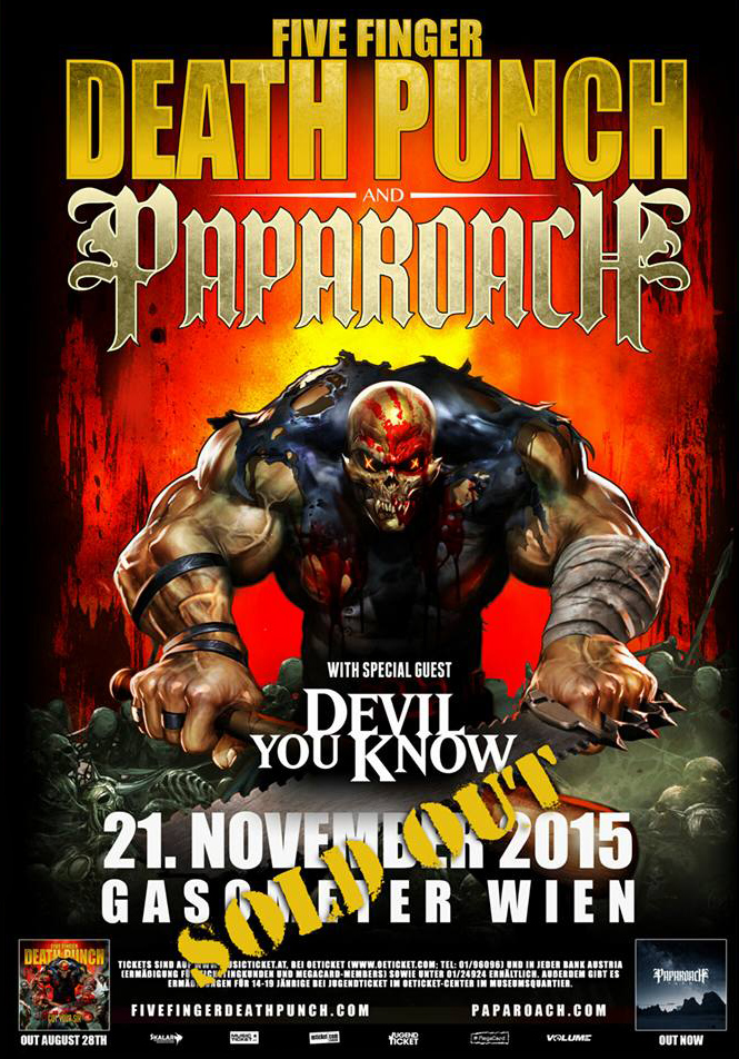 FFDP Papa Roach Wien 2015